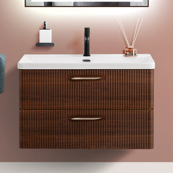 

Тумба с раковиной BelBagno Due 80 noce