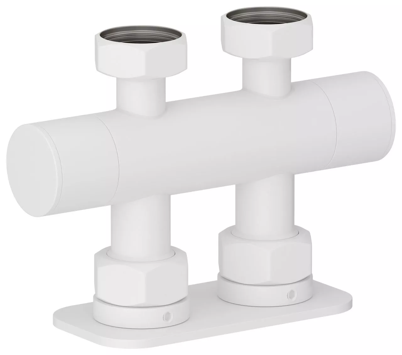 

Вентиль Вентиль 2х3/4" прямой скрытый-скрытый EU50 (Матовый белый)