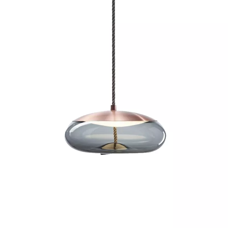 

Подвесной светильник Delight Collection Knot 9966P/D copper/blue