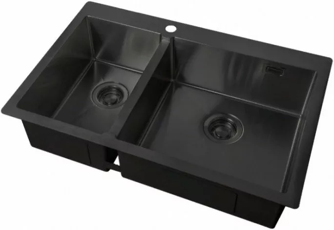 Металлические мойки  Santehnika Room Мойка кухонная Zorg Light ZL R 780-2-510-R GRAFIT