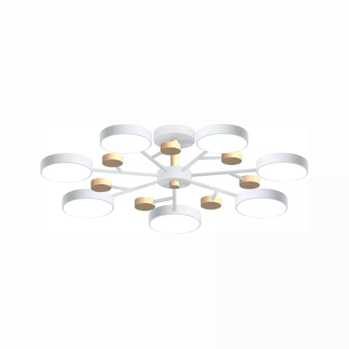 

Люстра на штанге LED4U L3205-800 WH