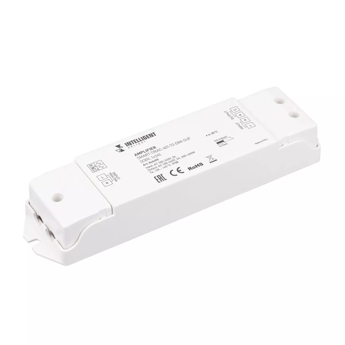 

Усилитель Arlight SMART-TRIAC-601-72-DIM-SUF (230V, 1x2A) 046490