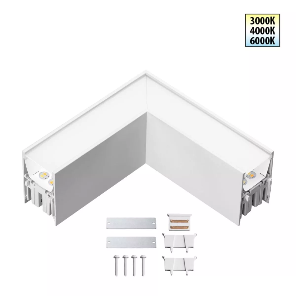 

Светильник соединитель «L» с переключателем цветовой темперетуры Novotech Over Fatto 359608