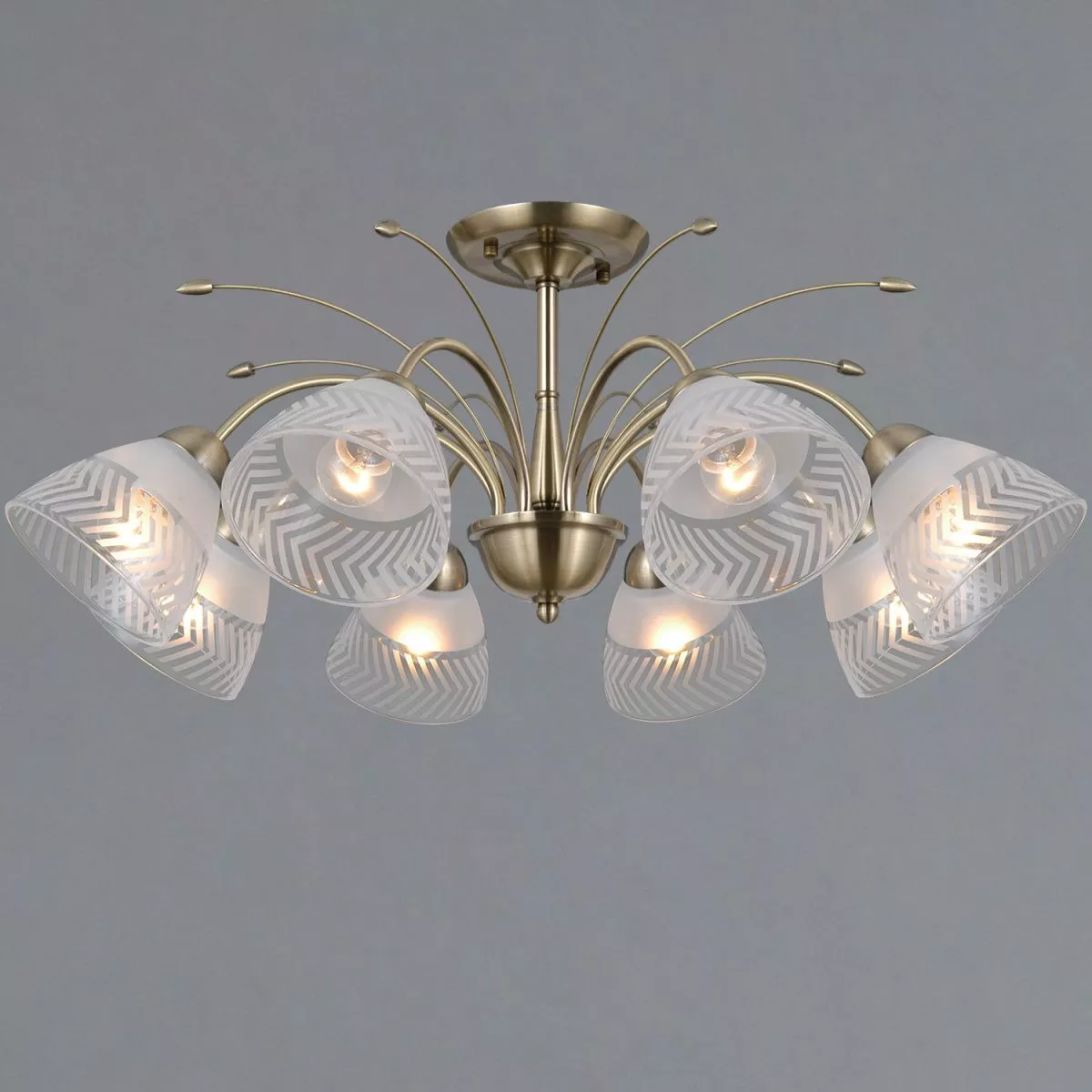 

Люстра на штанге Illumico IL0594-8CSQ-25 AB AREZZO