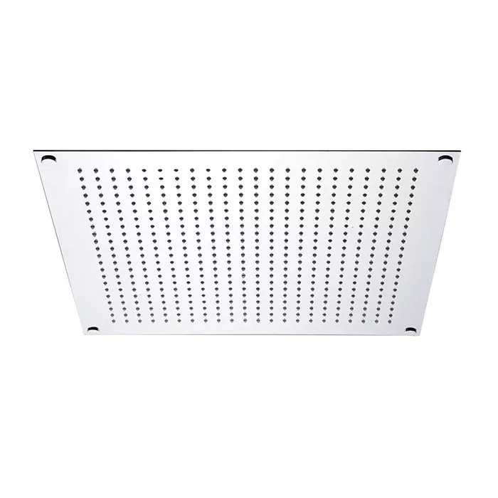 Carimali MYDREAM Потолочная душевая лейка, 410x410 мм, 484 силиконовые форсунки, хромированный из нержавеющей стали. 1форсунка: дождь, хром