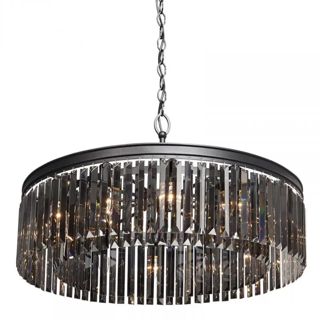 

Подвесная люстра Imperium Loft RH Rhys Smok Glass Prism Round Chandelier 80 40.3278-2 156514-22