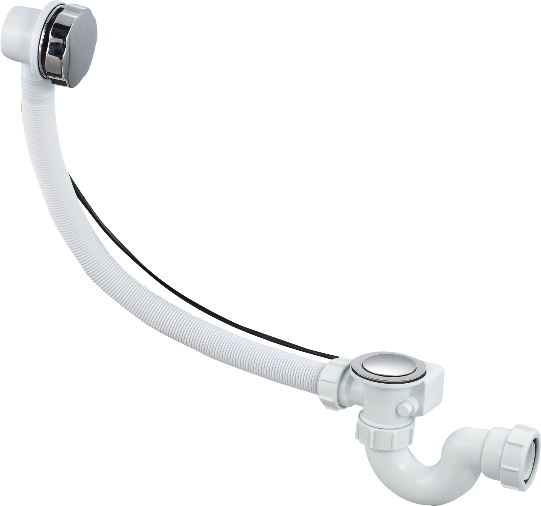 

Слив-перелив для ванны 1MarKa GC 4/60 52 мм, полуавтомат, хром, без гидрозатвора, с сифоном