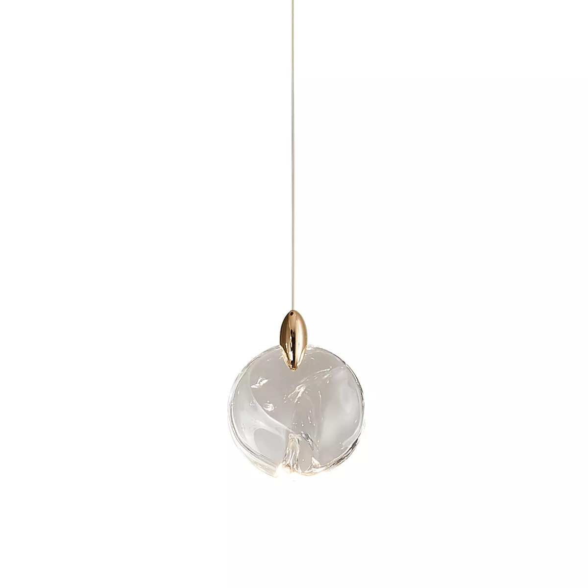 

Подвесной светильник Delight Collection OD2440-1 gold/clear