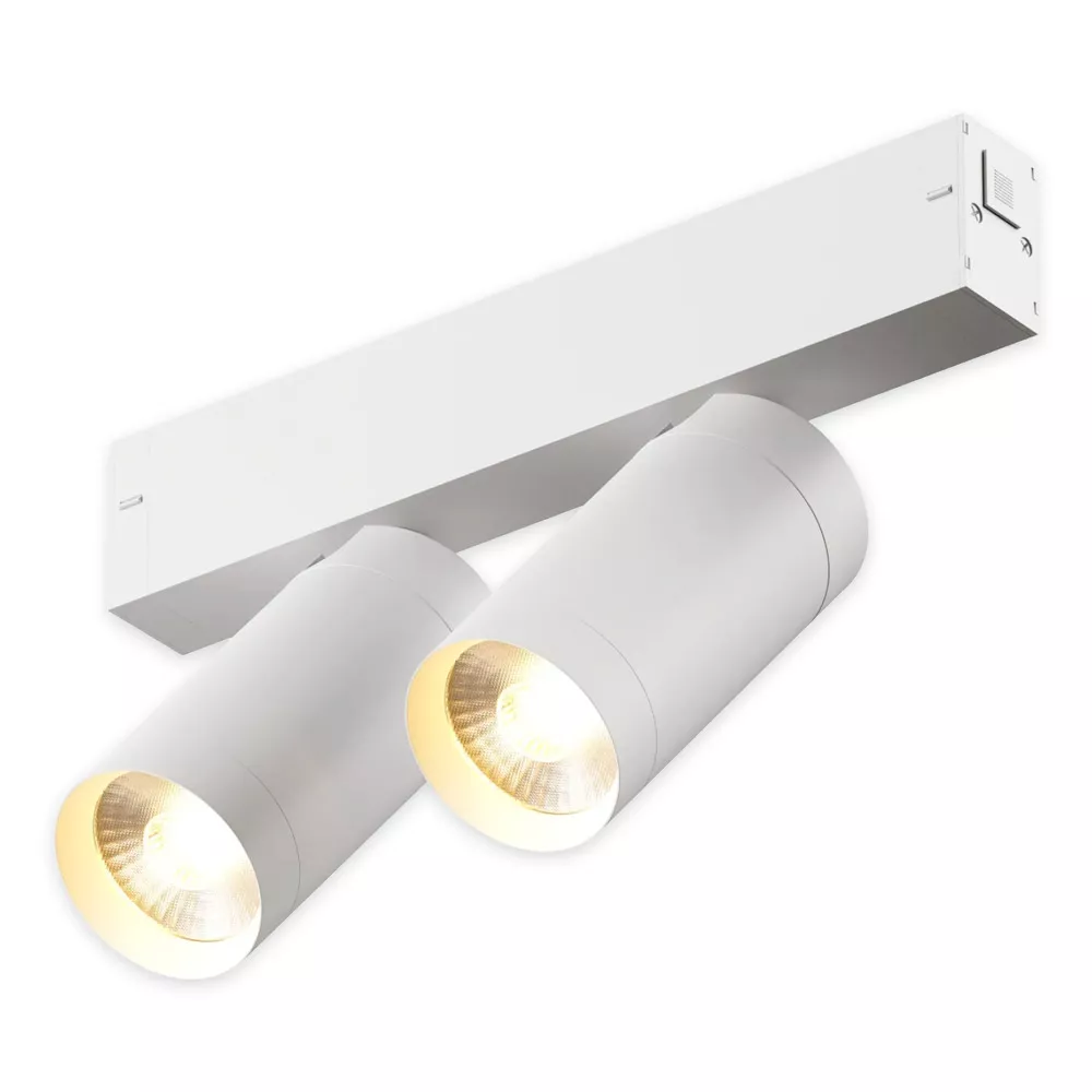 

Трековый однофазный светильник AM Group AM528 WH-220V-2X10W SMART