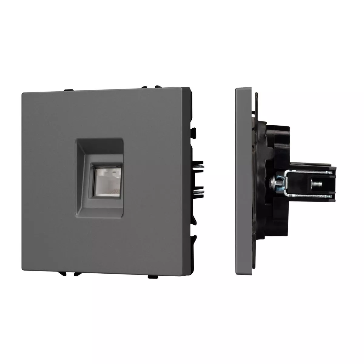 

Механизм компьютерной розетки Arlight SCT-NOBE-MPC1-SFPL-GR (RJ-45, CAT6) 054307