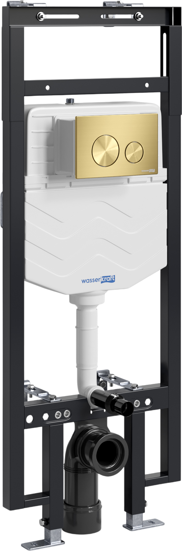 

Система инсталляции для унитазов Wasserkraft Dinkel 58TLT.010.ME.MG02 с кнопкой смыва матовое золото