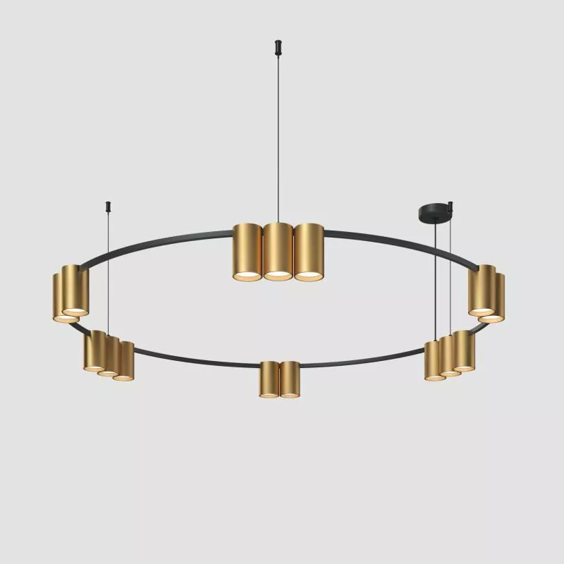 

Подвесная люстра Denkirs Orbit DK4067-BK+SG