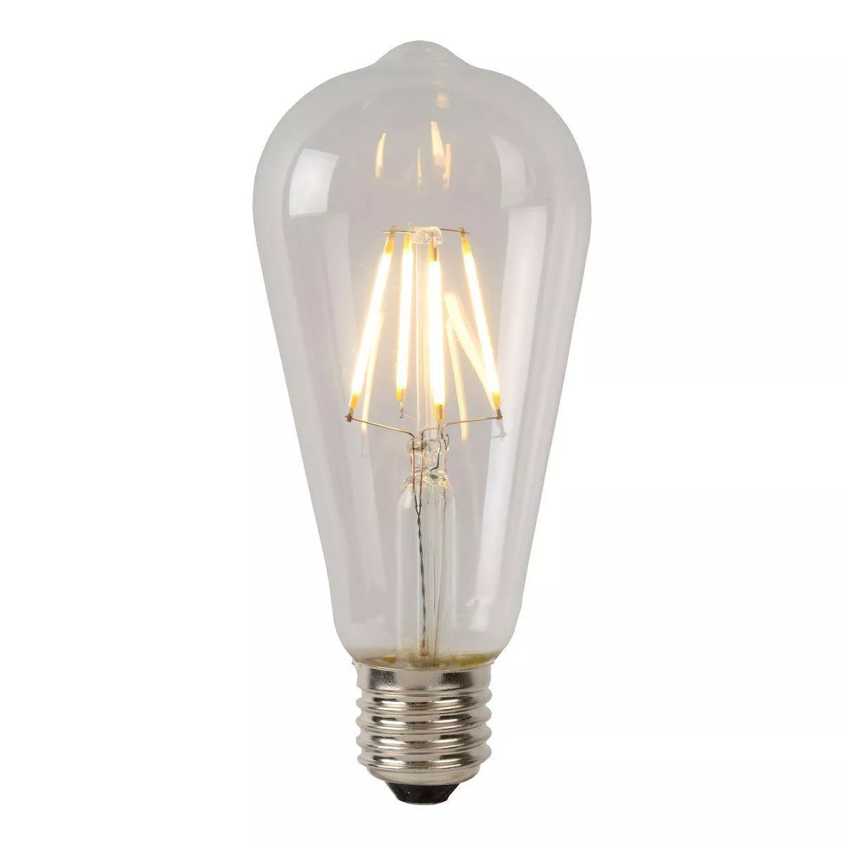 

Лампа светодиодная Lucide E27 7W 2700К прозрачная 49084/07/60
