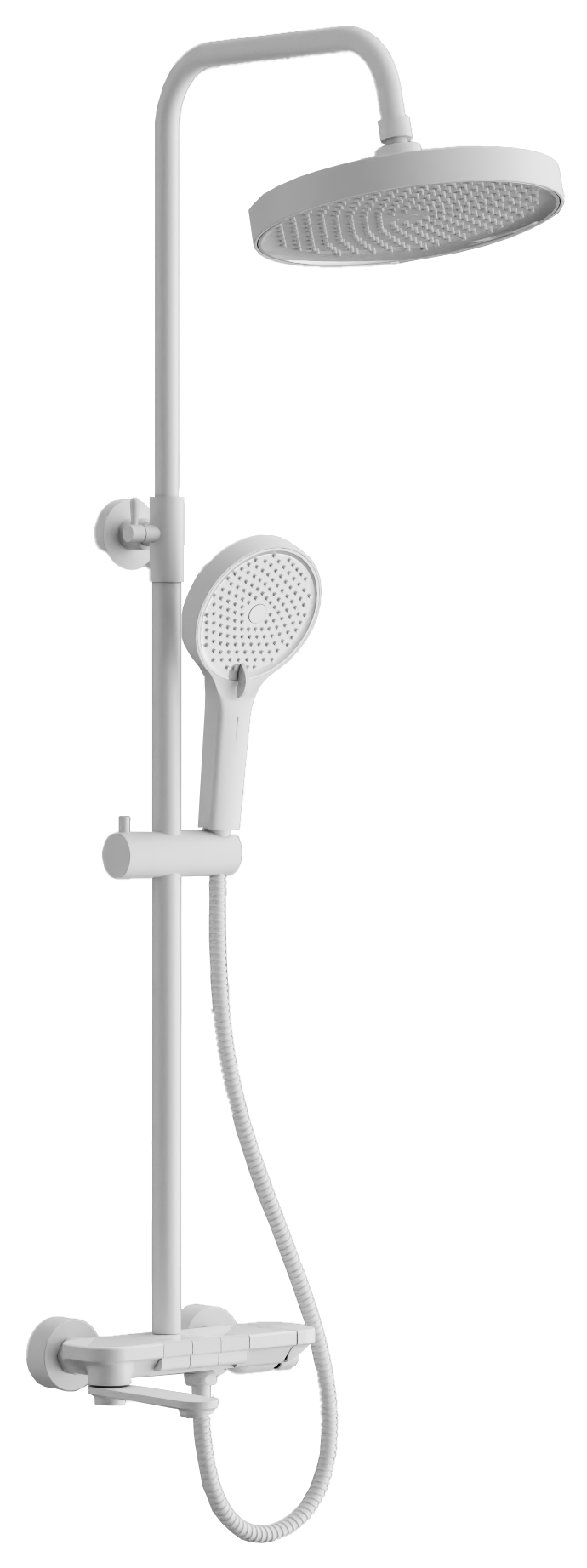 

Душевая стойка BELZ B713 B25713-8 матовая белая