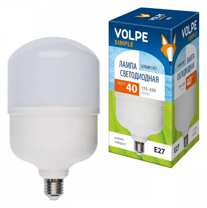 Лампа светодиодная Volpe  E27 40Вт 4000K UL-00002905