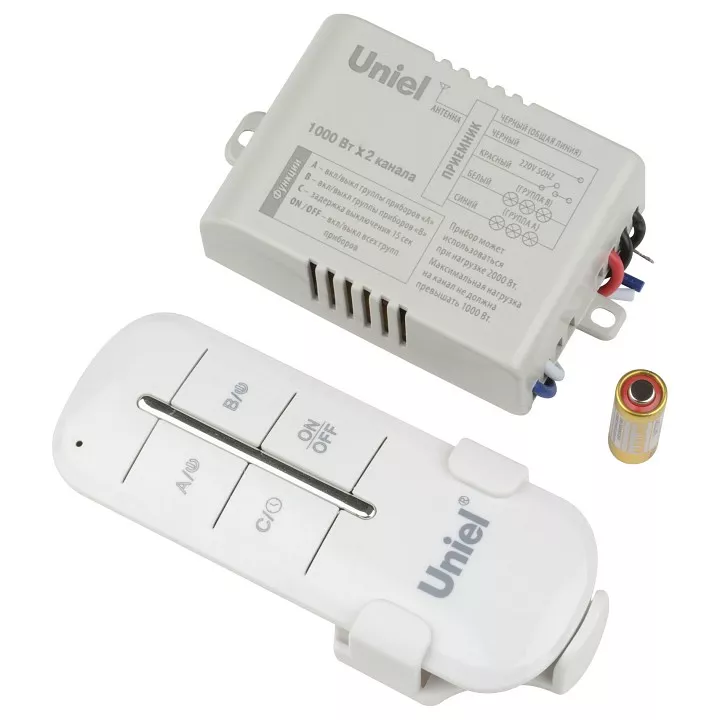 

Пульт управления светом Uniel UCH-P005-G2-1000W-30M UL-00003633