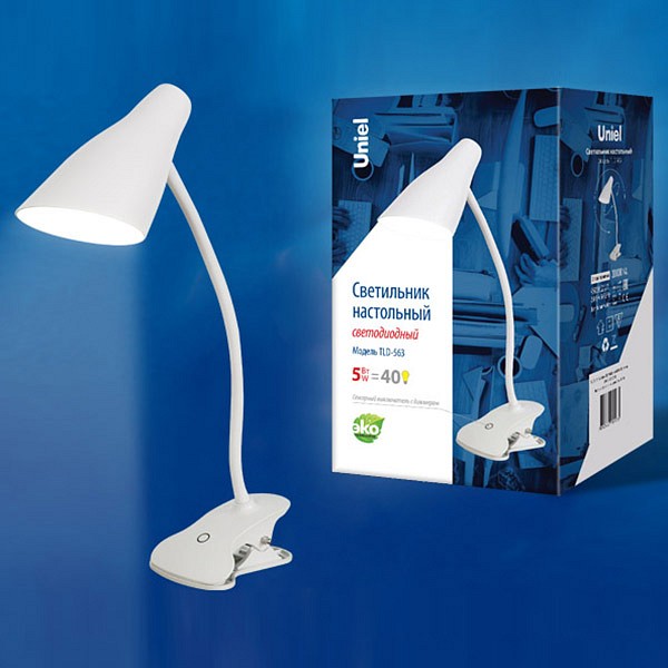 Настольная лампа Uniel TLD-563 White/LED/360Lm/4500K/Dimmer UL-00004465