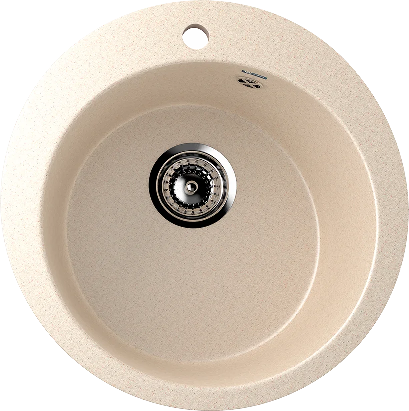 Мойки из мрамора Мойка кухонная Ulgran U-405 49.5 бежевый