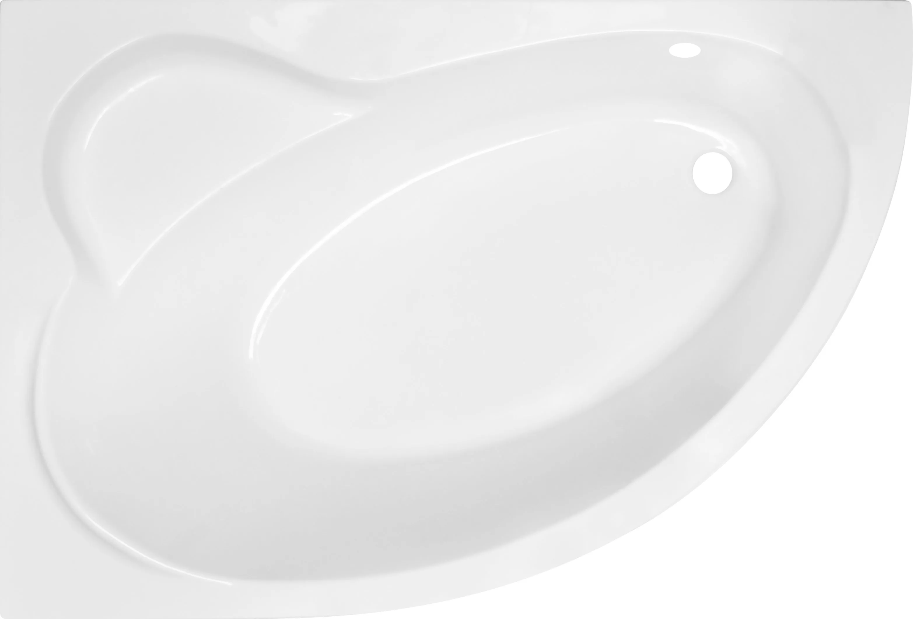 Акриловая ванна Royal bath Alpine 140x95 см (RB 819103 L), цвет белый - фото 1