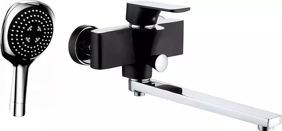 

Смеситель для ванны D&K DA1433315 хром, черный