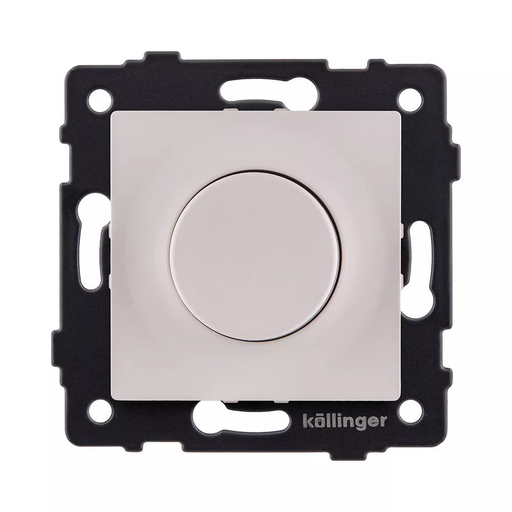 Светорегулятор для светодиодных ламп, проходной, 500W, кашемир матовый Kollinger REA-048CM для Aspekt, Eleganz, Reflex