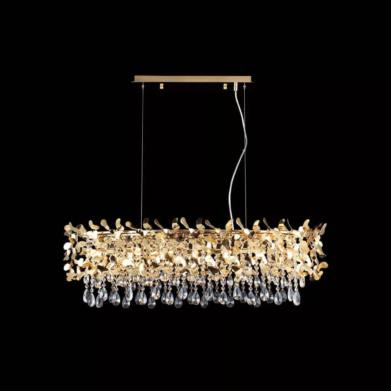 

Подвесная люстра Crystal Lux Romeo SP8 Gold L1000