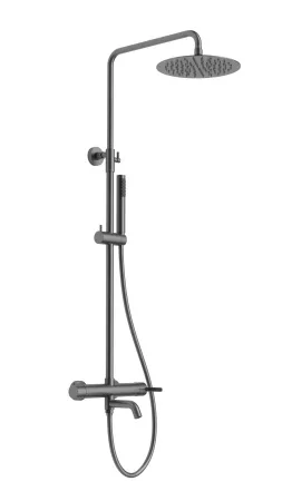 

Душевая стойка AltroBagno Unione 030210 GrMt оружейная сталь