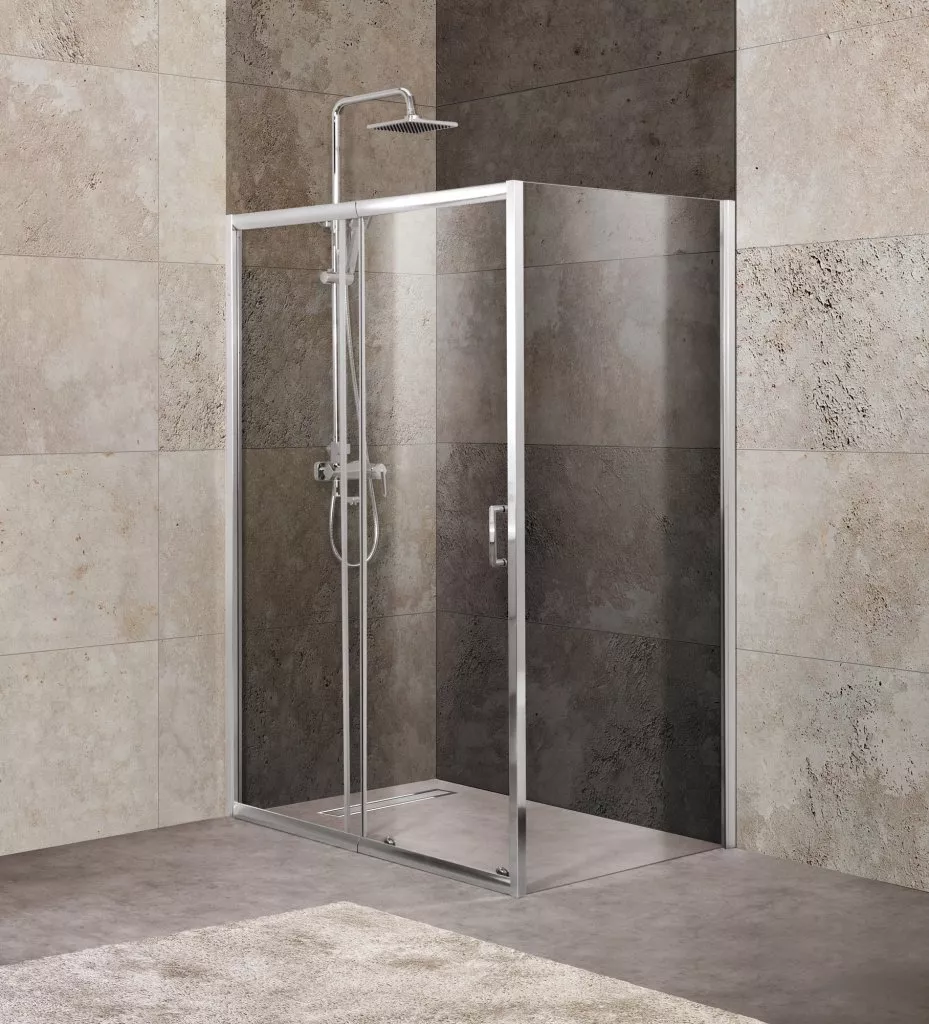 

Душевой уголок BelBagno Unique 115х90 стекло прозрачное (UNIQUE-AH-1-100/115-90-C-Cr)