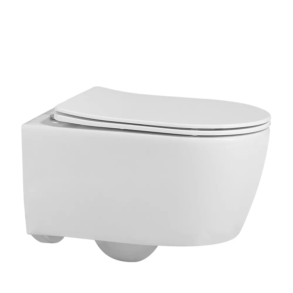 

Подвесной унитаз Abber Bequem AC1104 белый, с сиденьем микролифт