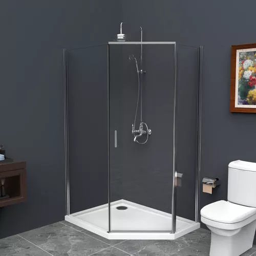 

Душевой уголок BelBagno Uno 100х80 хром (UNO-195-PH-1-100/80-C-Cr)