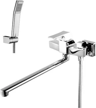 

Смеситель для ванны Lemark Unit LM4517C хром, с поворотным изливом