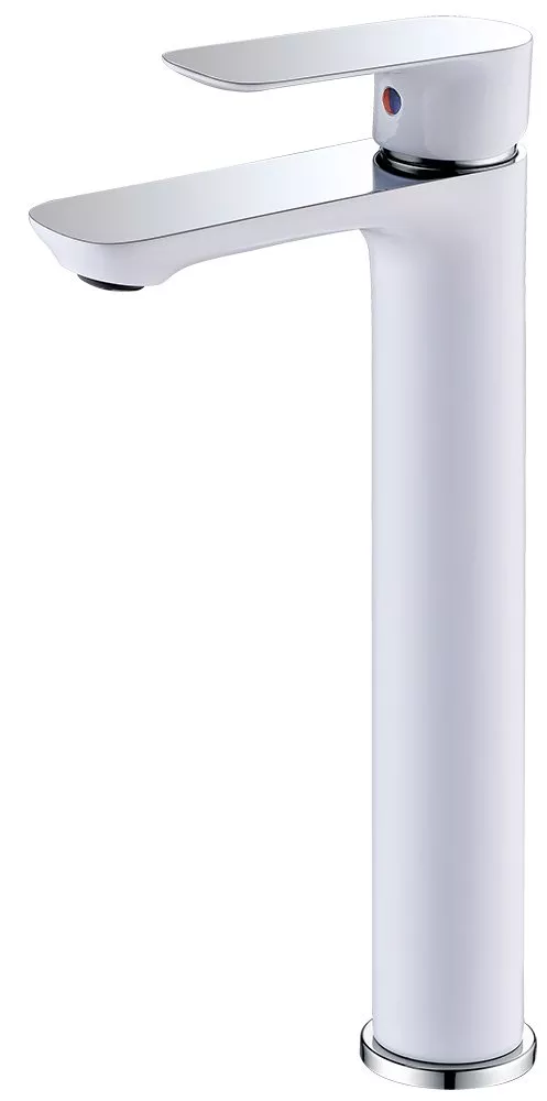 

Смеситель для раковины Abber Weiss Insel AF8011W хром, белый