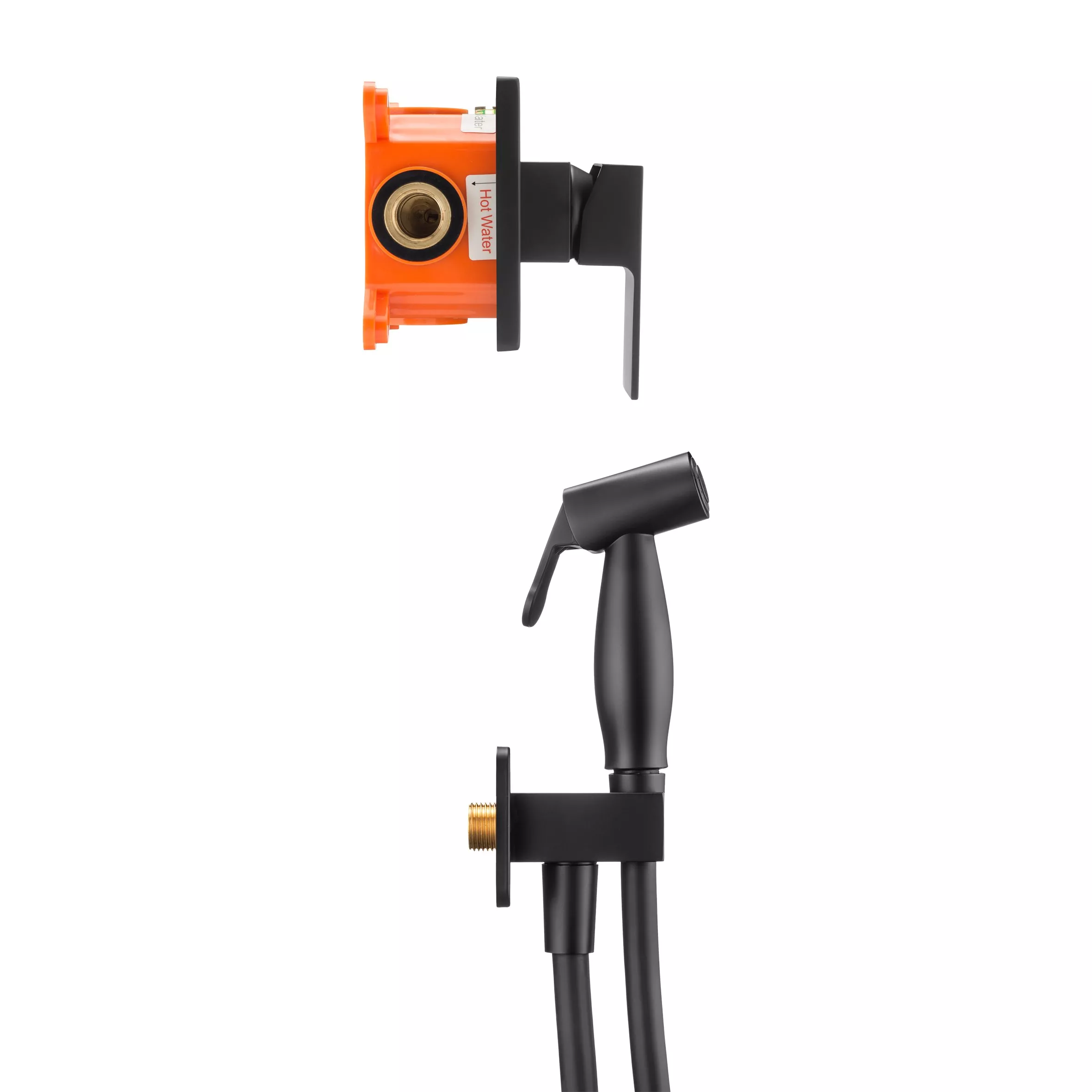 

Гигиенический душ со смесителем Swedbe Platta черный матовый