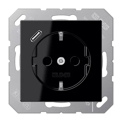 

Розетка 2K+З USB Typ C Jung A1520-18CSW