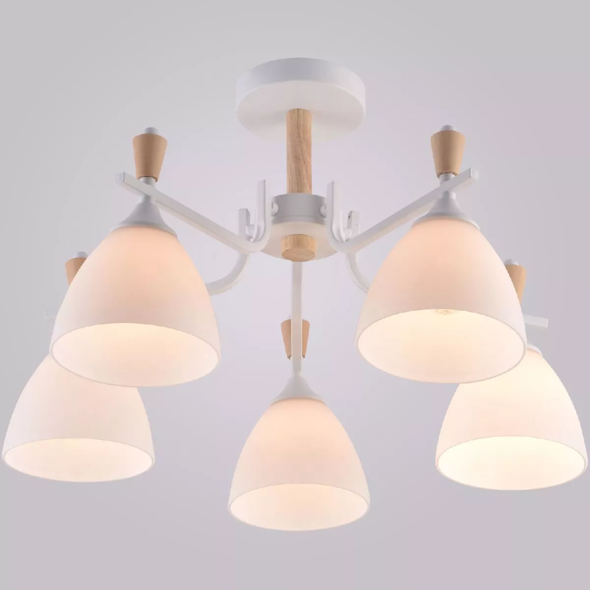 

Люстра на штанге Reluce 01622-0.3-05 WH+WOOD