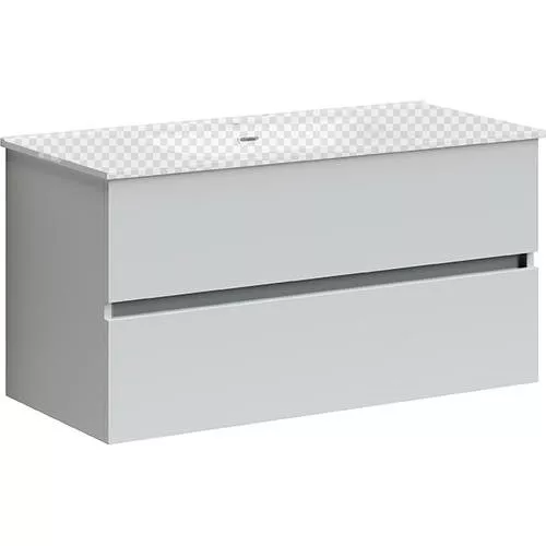 

Тумба под раковину без столешницы Sancos Urban 99 см белый глянец