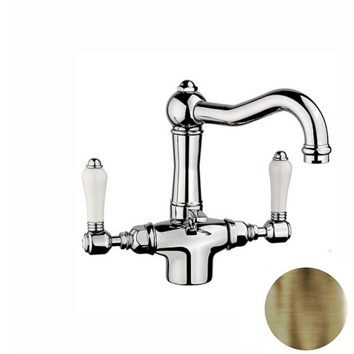 

Nicolazzi 1432BZ78 Смеситель для раковины на 1 отв *PETIT MONT BLANC*