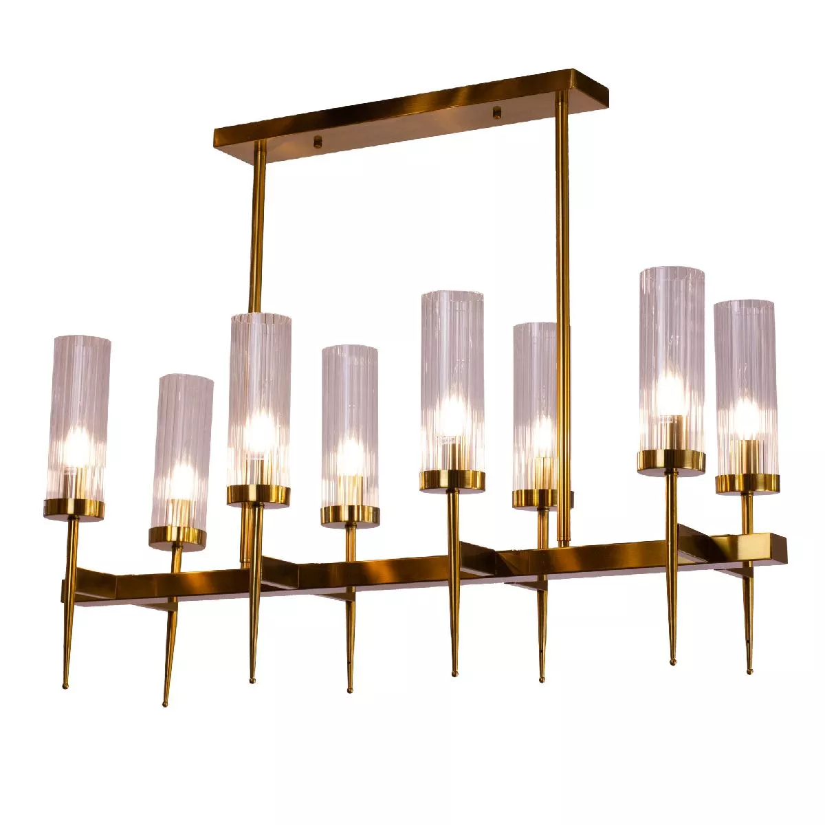 

Люстра на штанге AM Group AM8562-8 GAB