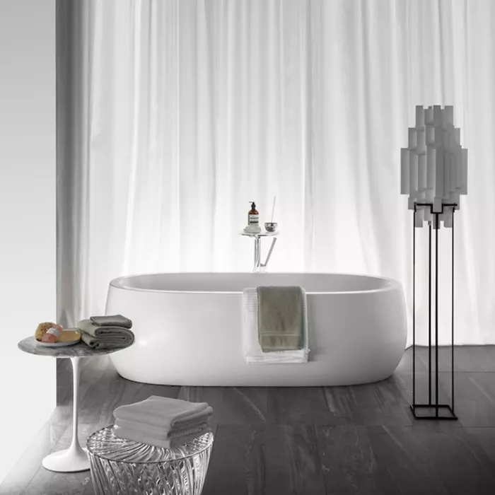 

Laufen Alessi One Ванна 1830x870x460мм, свободностоящая, овальная, с слив-переливом, материал: композит, цвет: белый (Привезем за 2 недели!!!)