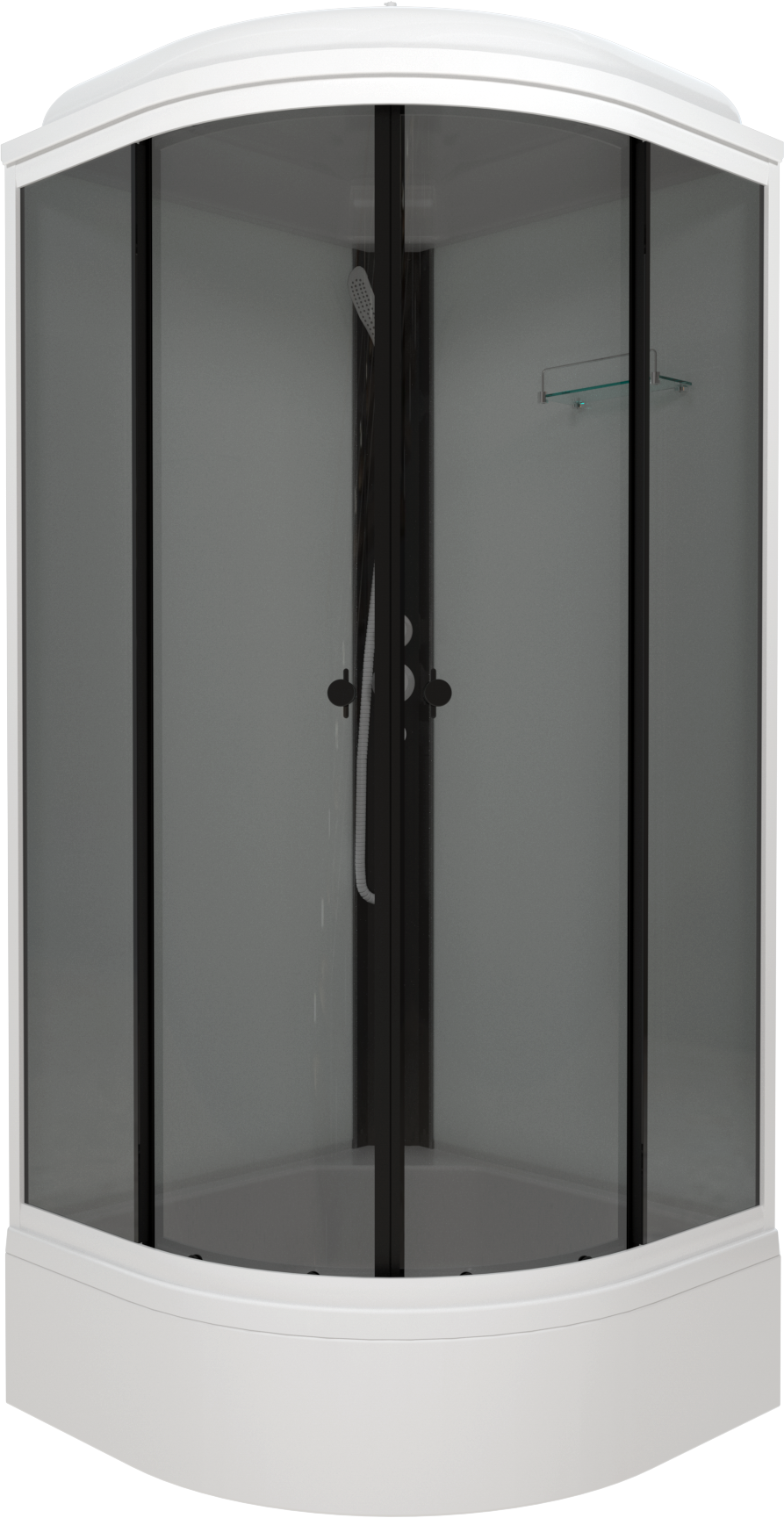 

Душевая кабина Triton Грэй Щ0000067301 90х90 см, черный