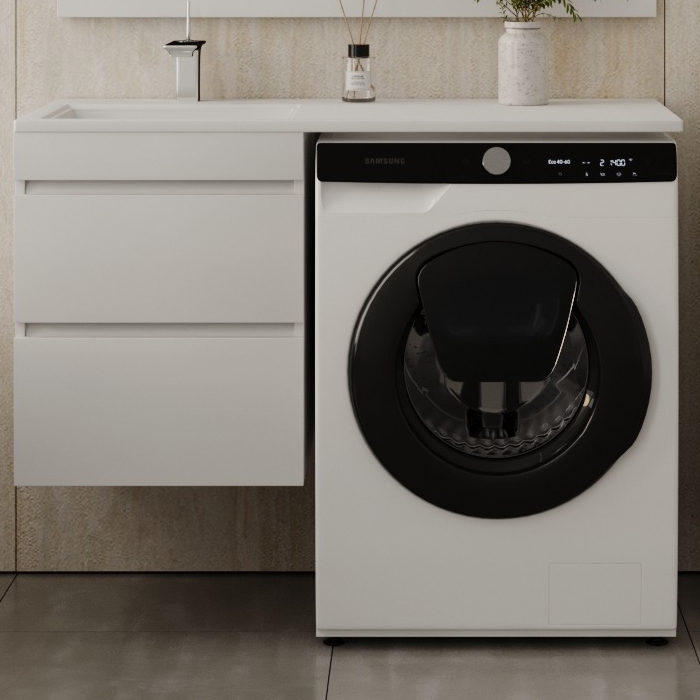 

Тумба с раковиной Style Line Даллас 110 Люкс Plus подвесная L