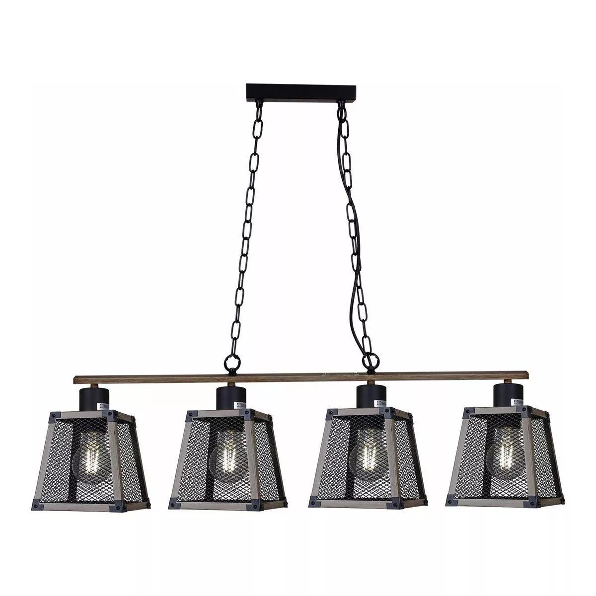 

Подвесная люстра Illumico IL1006-4LL-05 BK Wood