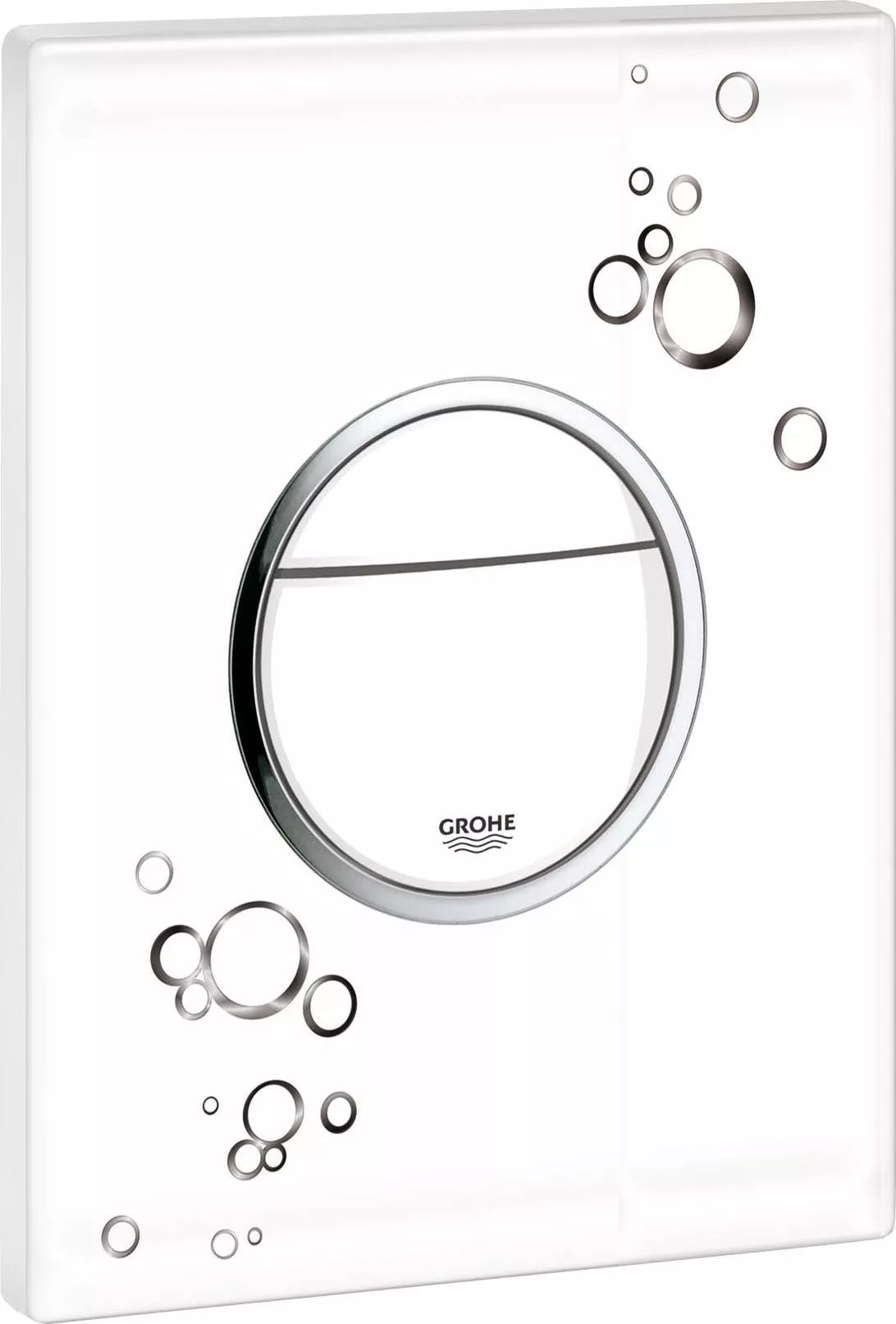 Кнопка смыва Grohe Nova Cosmopolitan Print белый, черный (38847LI0) - фото 1