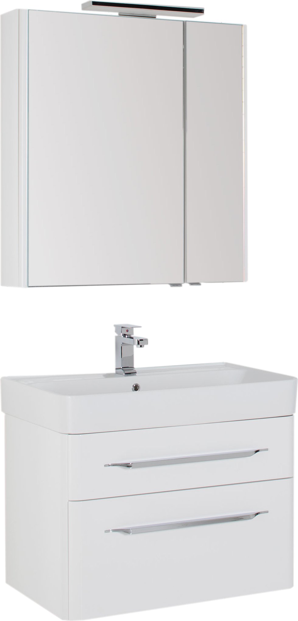 Мебель для ванной Aquanet Виченца 80 белый глянец от Santehnika-room