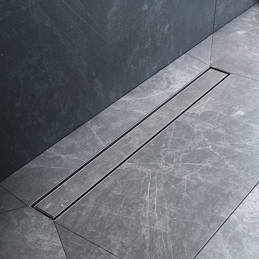 

Душевой трап (лоток) AM.PM MasterFlow Tile 80 см, черный матовый