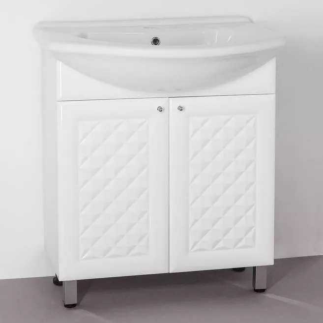 

Тумба с раковиной Style Line Канна 75 Люкс, белая