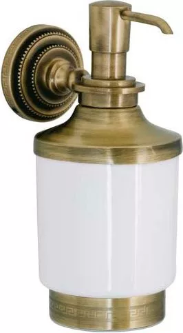 Дозатор для жидкого мыла Boheme Medici (10617), размер 5.5, цвет белый - фото 1
