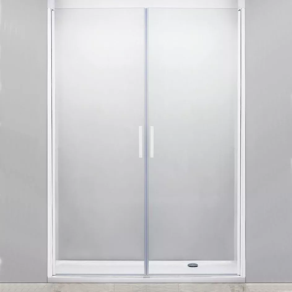 Душевая дверь в нишу Cezares Relax B-2-180-C-Bi стекло прозрачное, цвет белый RELAX-B-2-180-C-Bi - фото 1