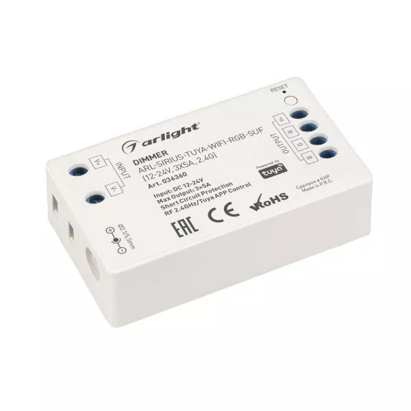 

Диммер Arlight ARL-Sirius-Tuya-WiFi-RGB-Suf 036360