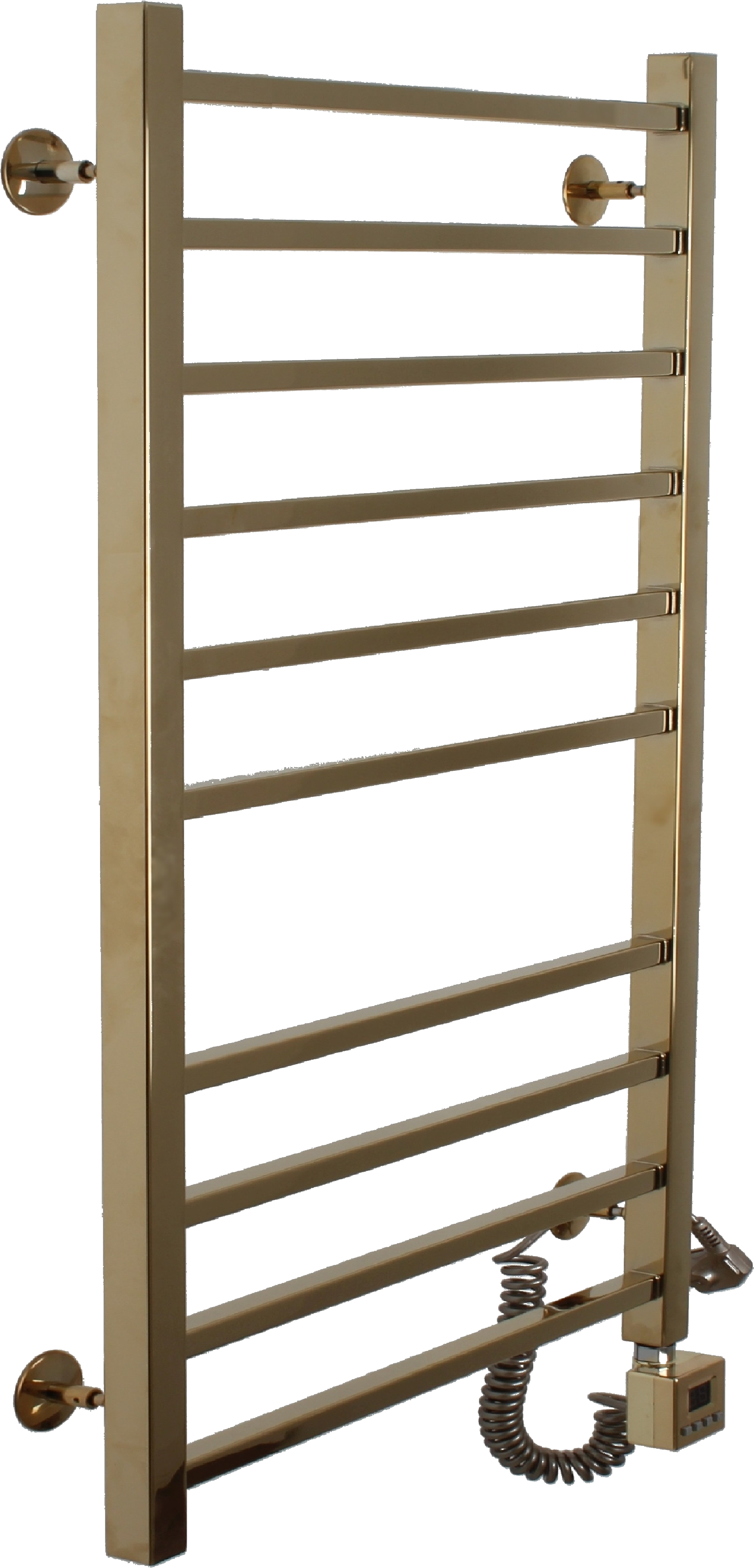 

Полотенцесушитель электрический Domoterm Квадро П10 50x100, правый, золото